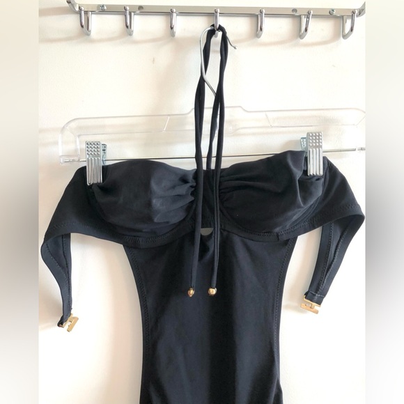 Pain De Sucre Black One Piece Bathing Suit - Picture 2 of 5